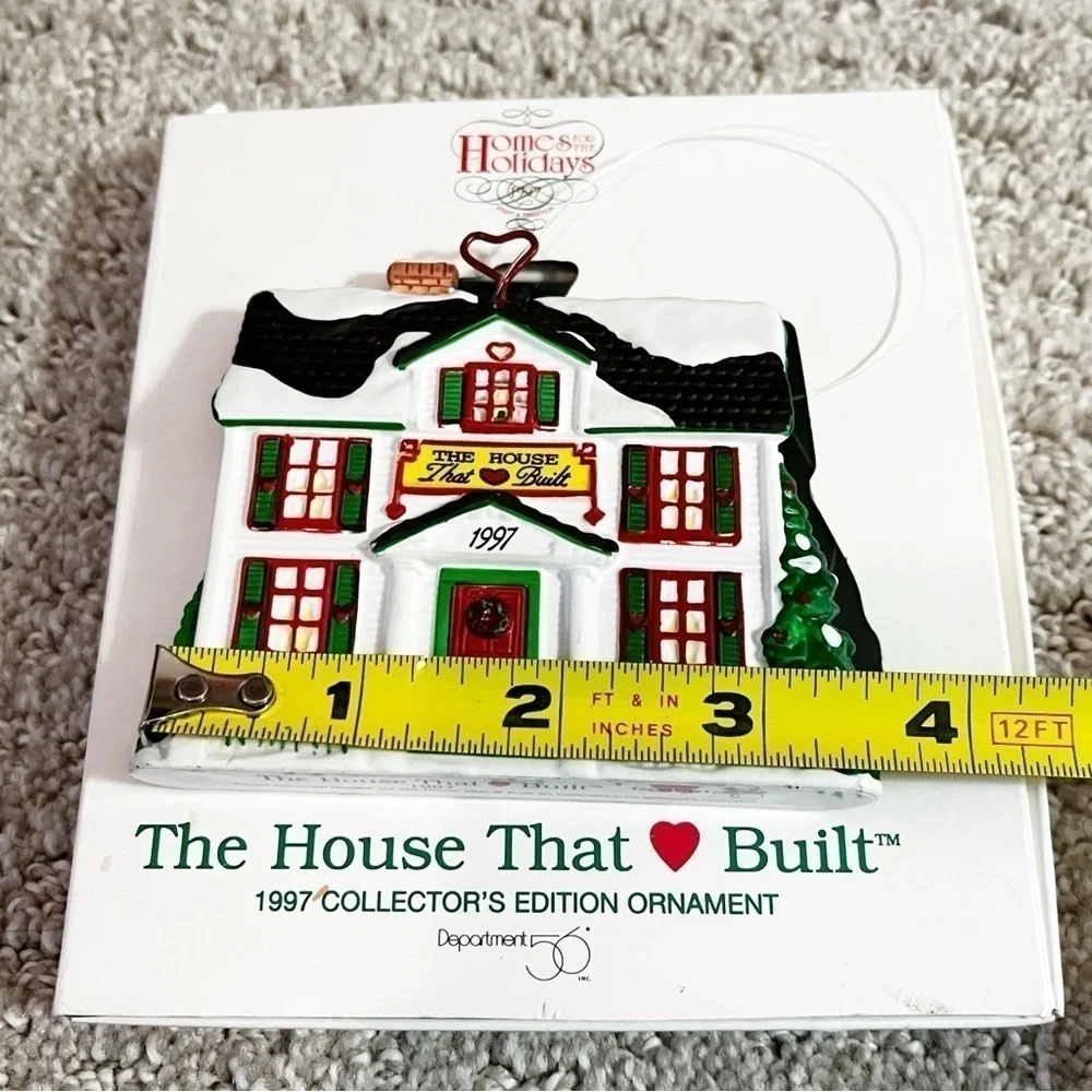 Dept 56 Ronald McDonald House Christmas Ornament The House That Love Built 1997